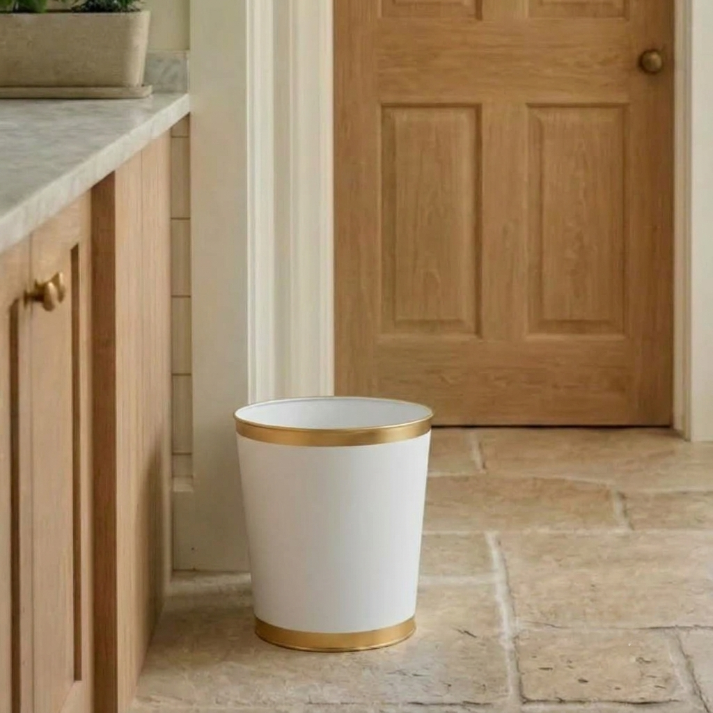 Mattie Oval Wastebasket - Avail 10/10