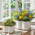 Mattie Quatrefoil Cachepot Planter - Avail 11/11