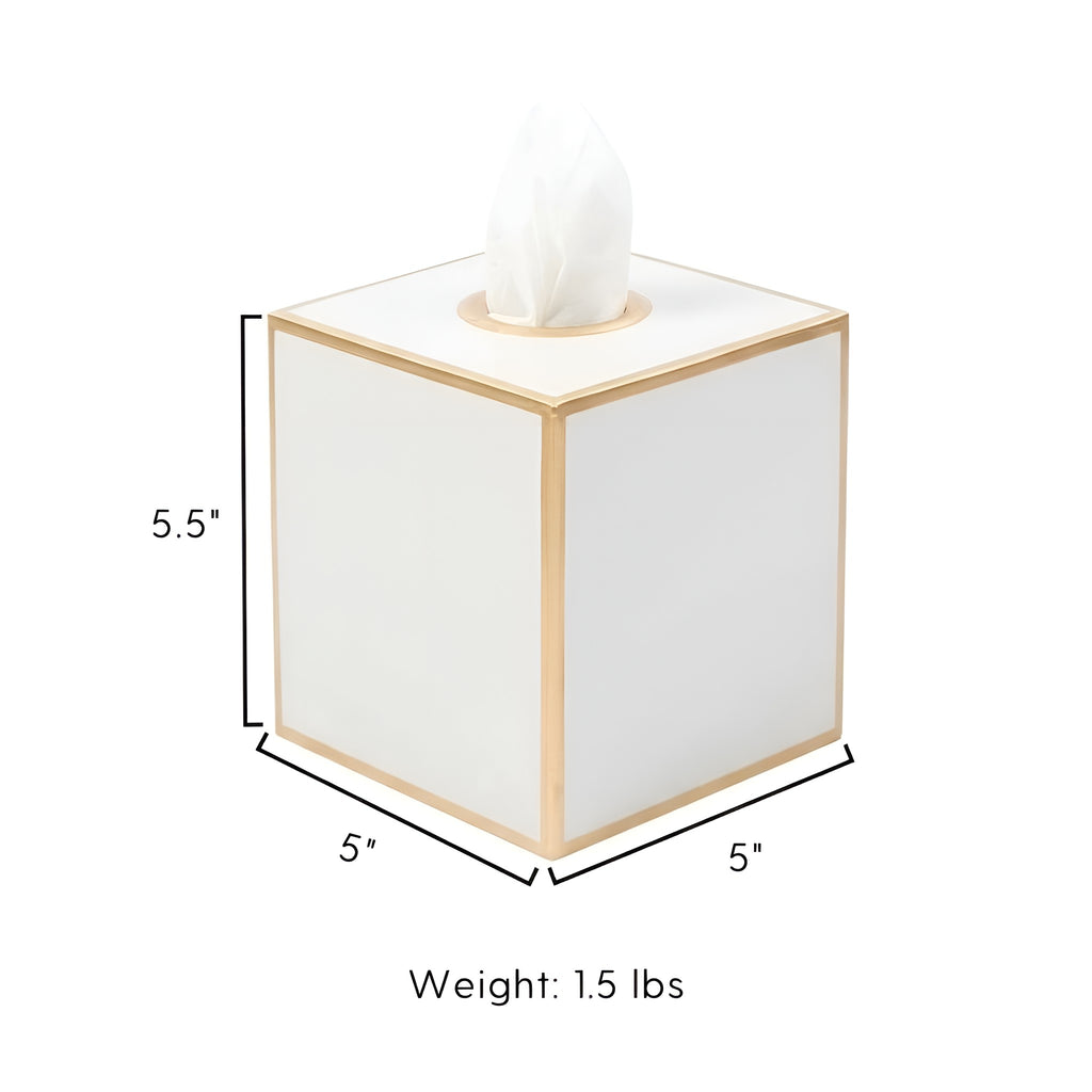 Mattie Square Tissue Box Cover - Avail 11/11