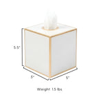 Mattie Square Tissue Box Cover - Avail 11/11