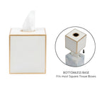 Mattie Square Tissue Box Cover - Avail 11/11