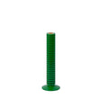 Mattie Medium Ribbed Taper Candle Holder 11" - Green - Avail 11/21