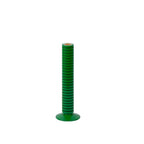 Mattie Medium Ribbed Taper Candle Holder 11" - Green - Avail 11/21