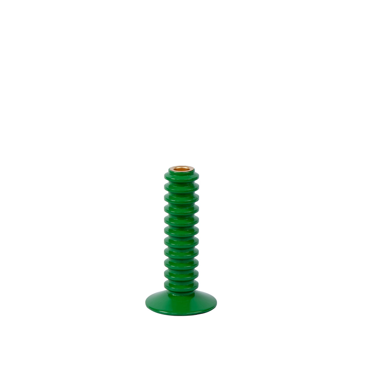 Mattie Short Spiral Taper Candle Holder - 9" - Green - Avail 11/21
