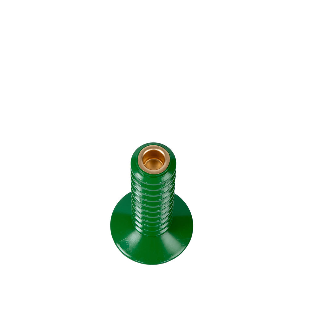 Mattie Short Spiral Taper Candle Holder - 9" - Green - Avail 11/21
