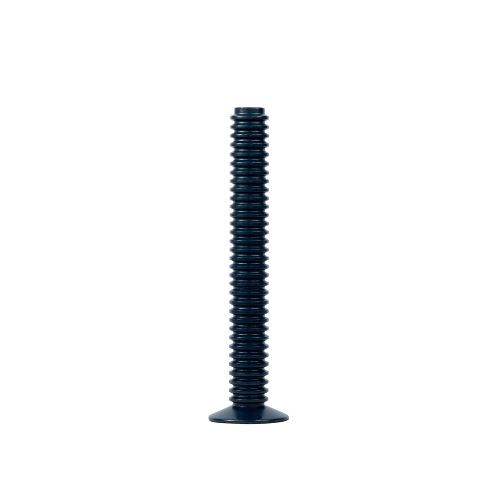 Mattie Tall Spiral Taper Candle Holder - 13" - Indigo Blue - Avail 11/21