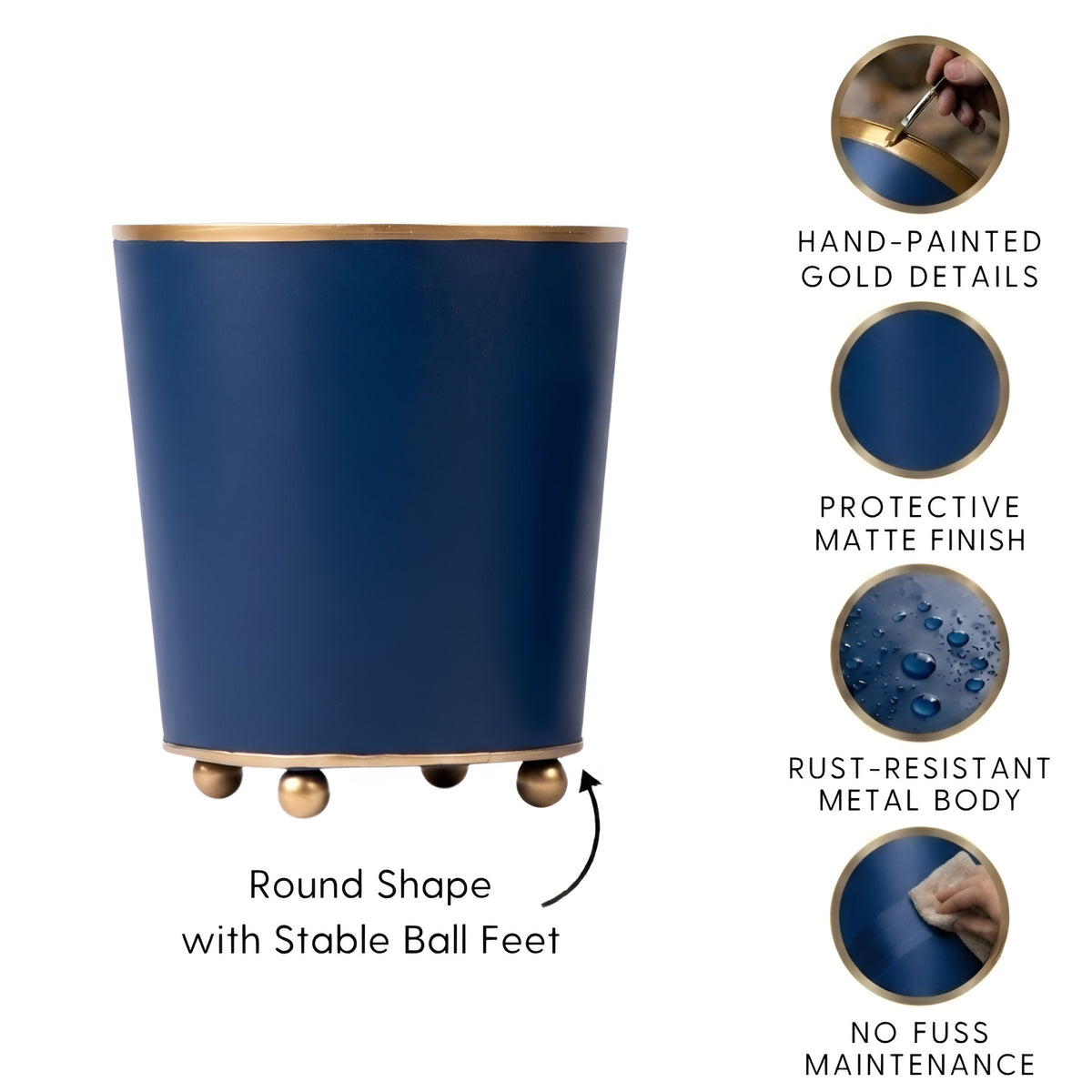 Mattie Round Cachepot Planter