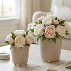 Mattie Round Cachepot Planter - Natural - Avail 10/01