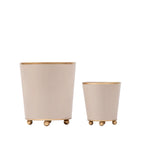 Mattie Round Cachepot Planter - Natural - Avail 09/21