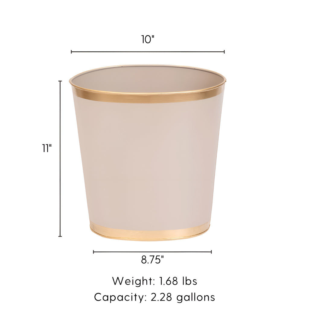 Mattie Oval Wastebasket