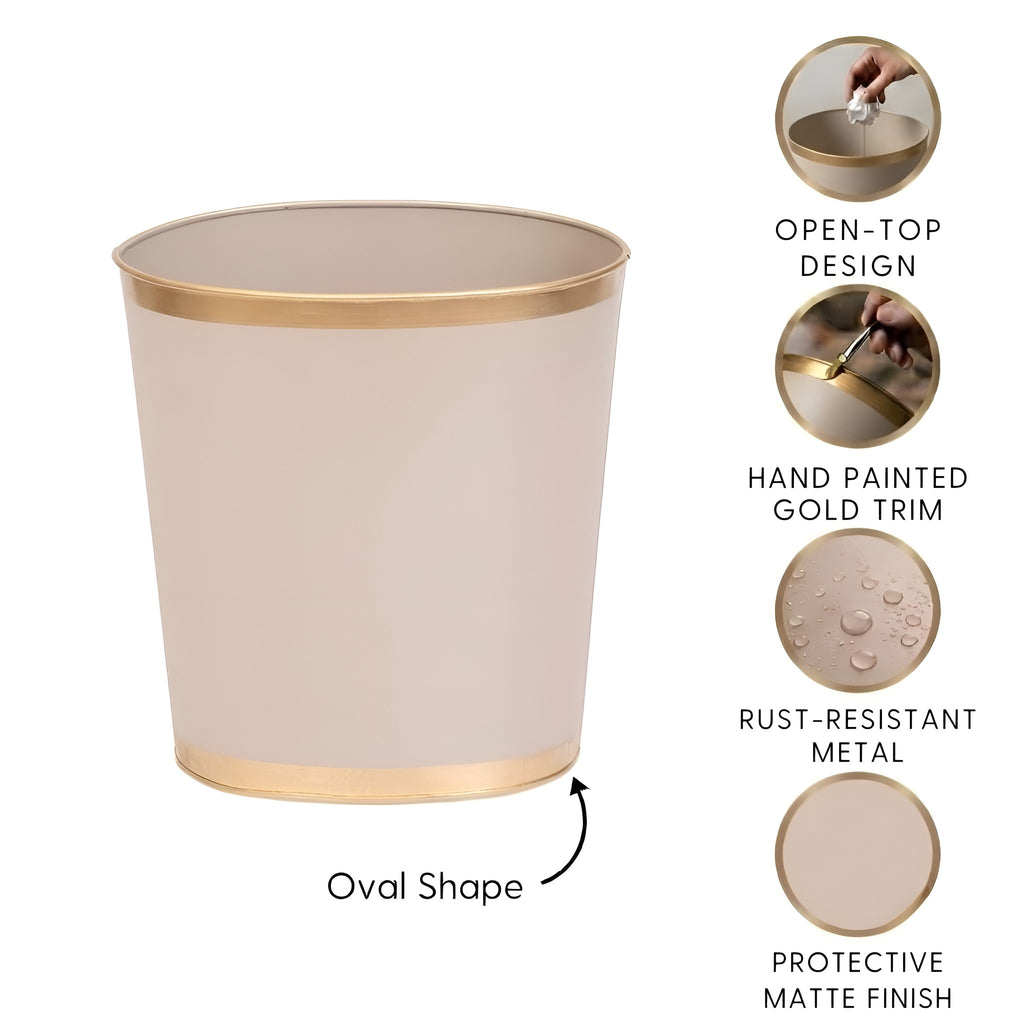 Mattie Oval Wastebasket