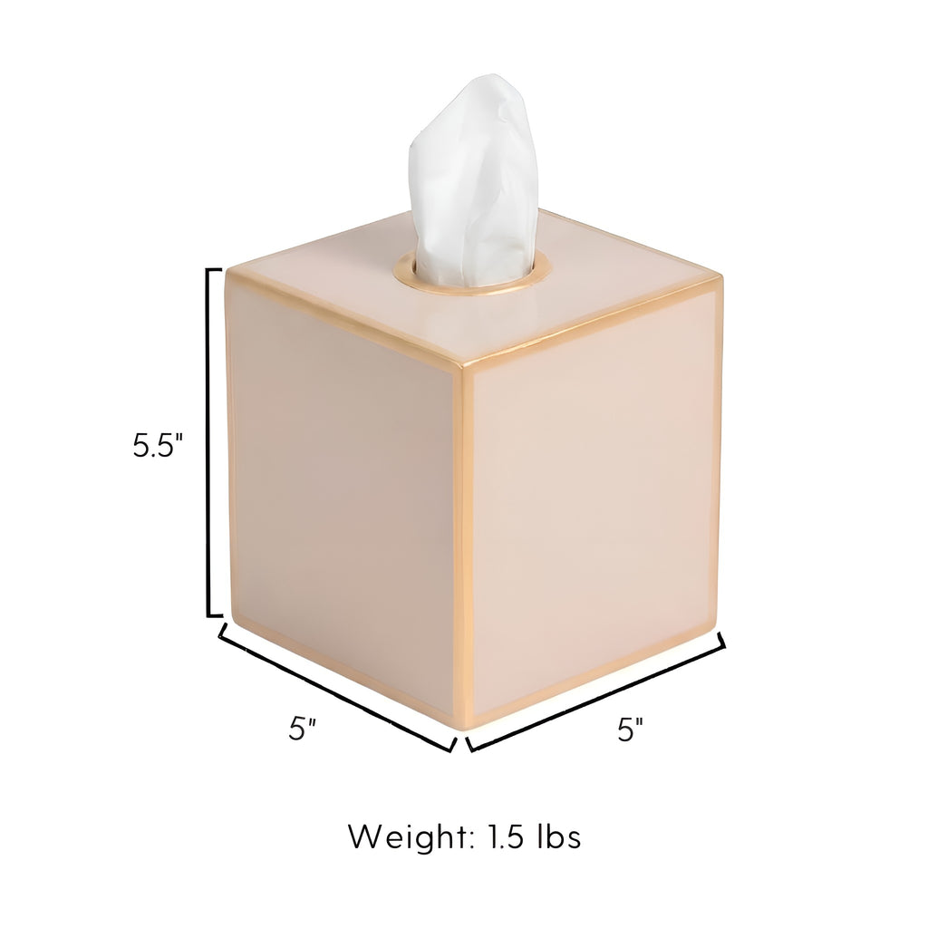 Mattie Square Tissue Box Cover