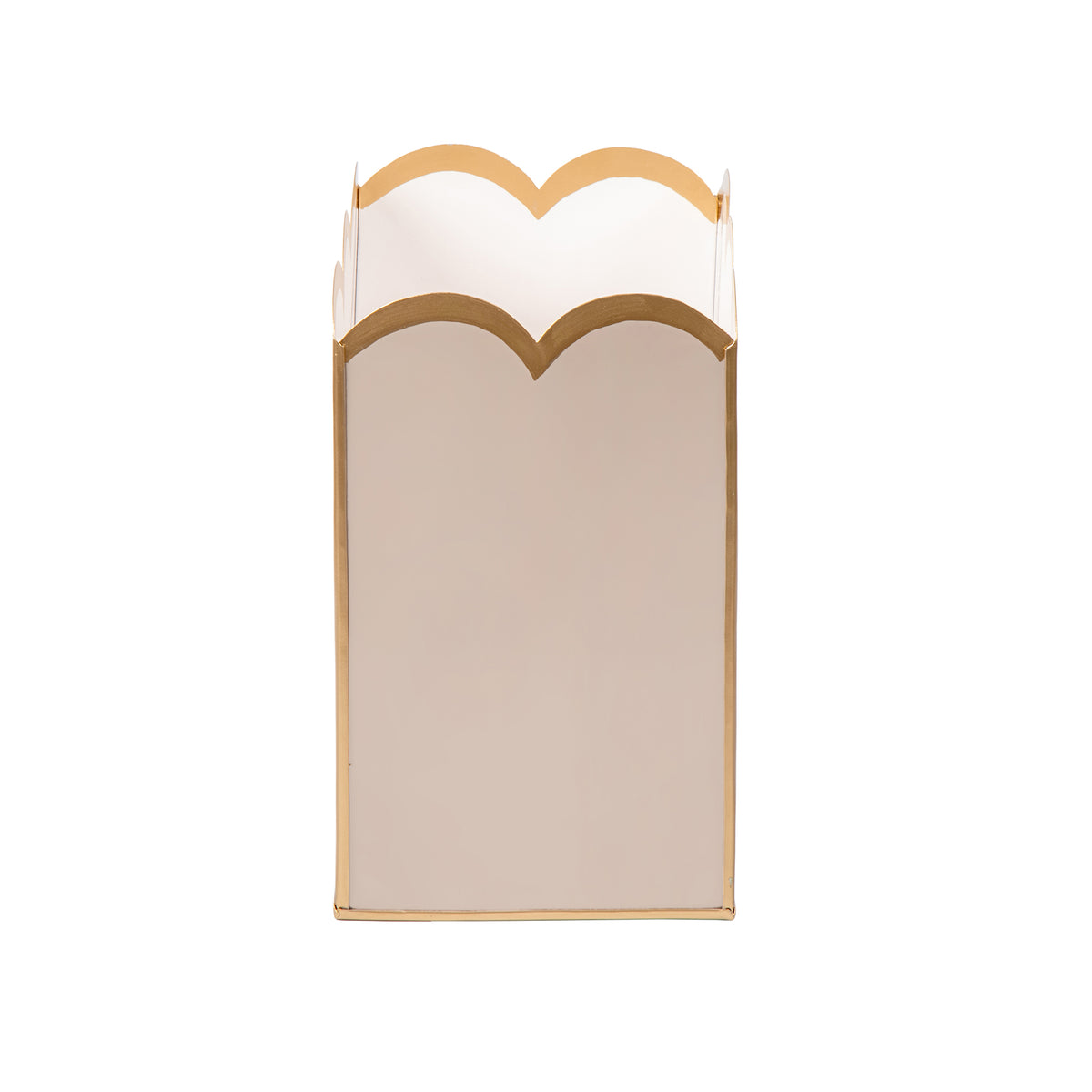 Gracie Scarlett Wastebasket Natural & White - Avail 10/10