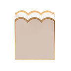 Gracie Scarlett Wastebasket Natural & White - Avail 10/10