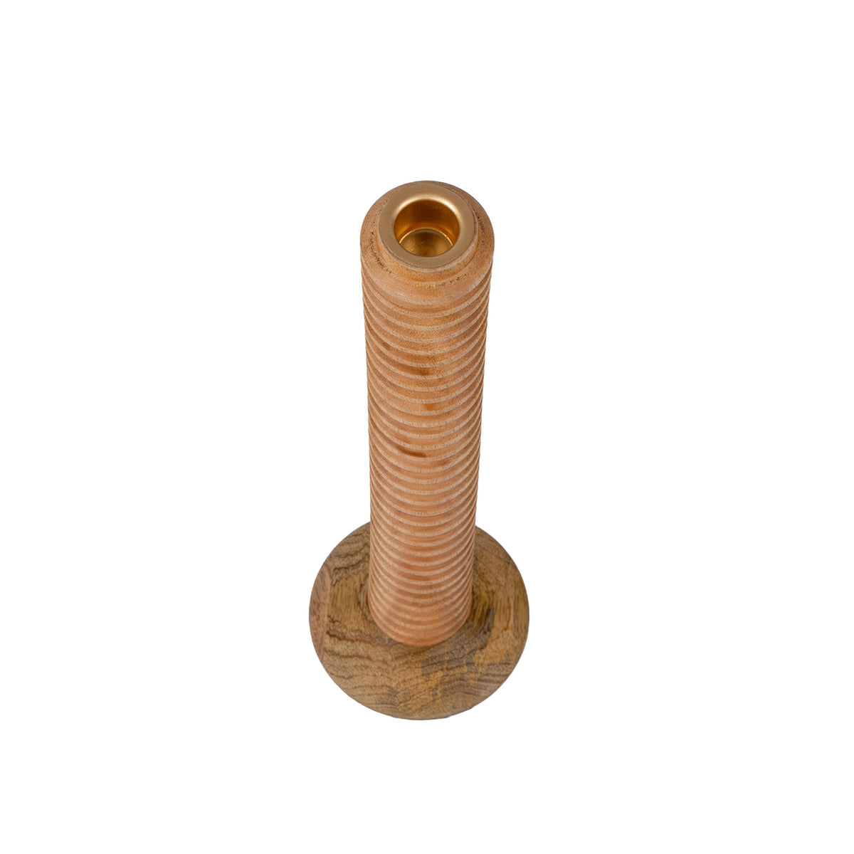 Mattie Tall Spiral Taper Candle Holder - 13" - Natural Finish - Avail 11/21