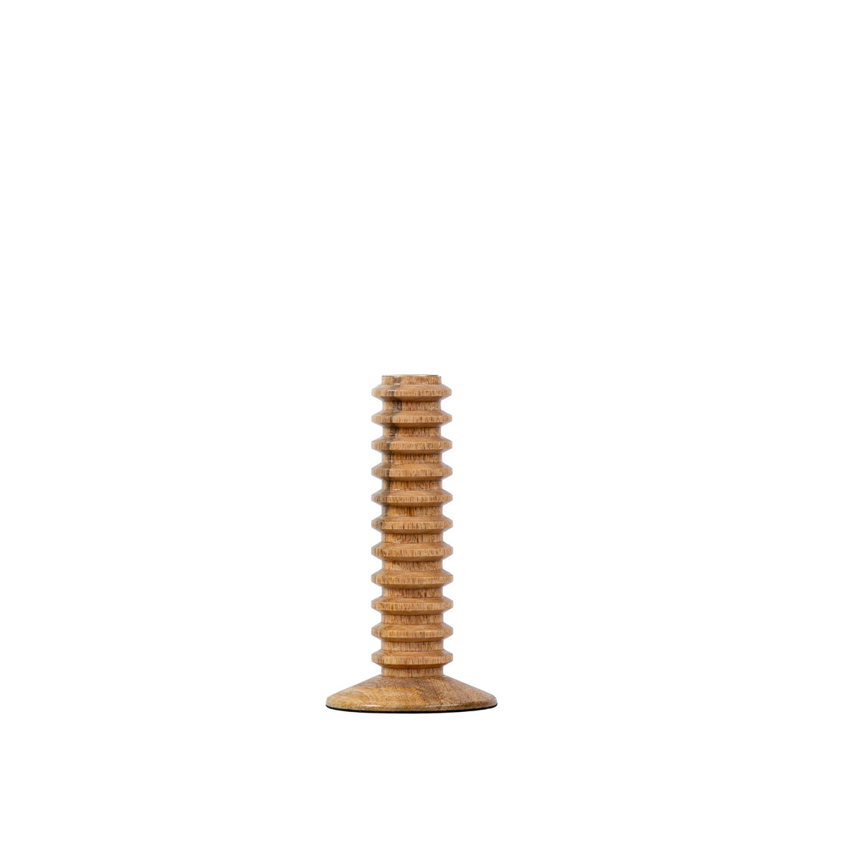 Mattie Short Spiral Taper Candle Holder - 9" - Natural Finish - Avail 11/21