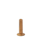 Mattie Short Spiral Taper Candle Holder - 9" - Natural Finish - Avail 11/21