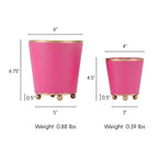 Mattie Round Cachepot Planter