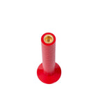 Mattie Medium Ribbed Taper Candle Holder 11" - Red - Avail 11/21