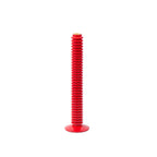 Mattie Tall Spiral Taper Candle Holder - 13" - Red - Avail 11/21