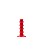 Mattie Short Spiral Taper Candle Holder - 9" - Red - Avail 11/21