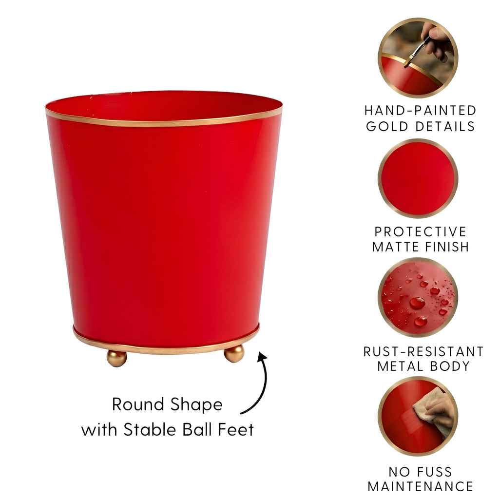 Mattie Round Cachepot Planter
