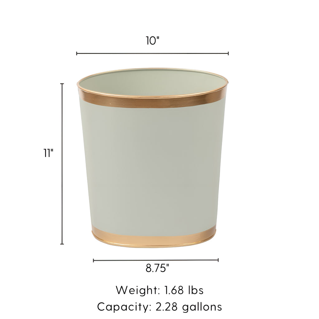Mattie Oval Wastebasket