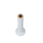 Mattie Medium Ribbed Taper Candle Holder 11" - White - Avail 11/21