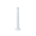 Mattie Tall Spiral Taper Candle Holder - 13" - White - Avail 11/21