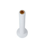 Mattie Tall Spiral Taper Candle Holder - 13" - White - Avail 11/21