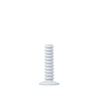 Mattie Short Spiral Taper Candle Holder - 9" - White - Avail 11/21