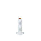Mattie Short Spiral Taper Candle Holder - 9" - White - Avail 11/21