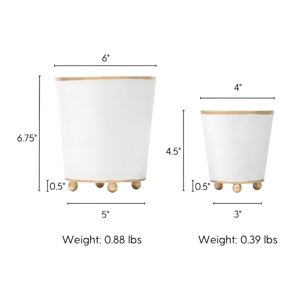 Mattie Round Cachepot Planter