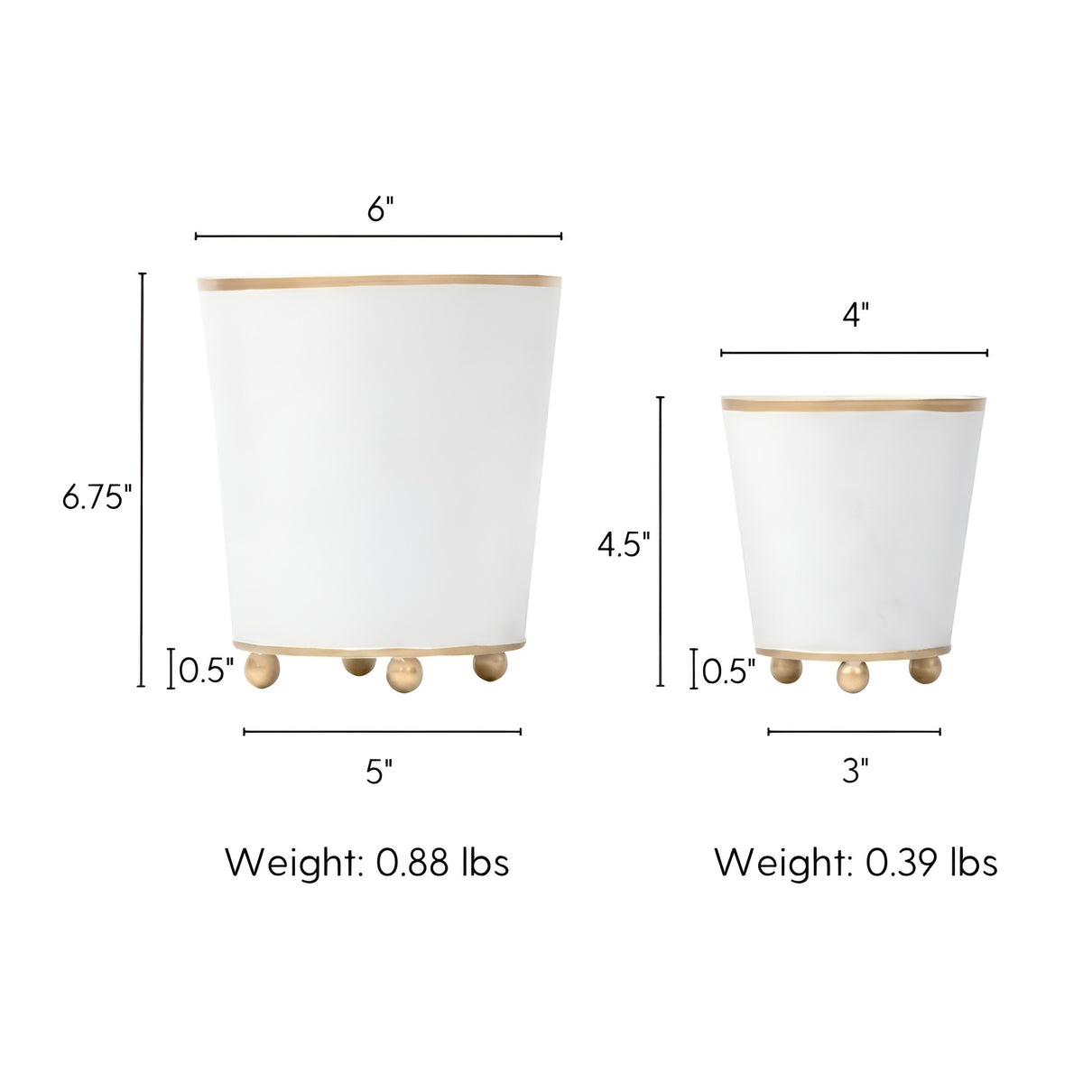 Mattie Round Cachepot Planter