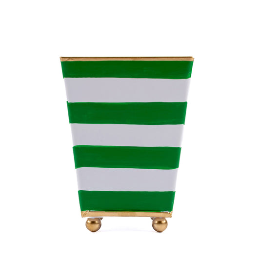 Buy Brushed Stripe Square Cachepot Planter in USA
