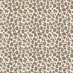 AS-IS - Cream Leopard Enameled Jaye Tray