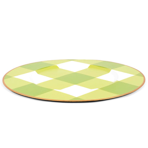 AS - IS - Buffalo Plaid Charger (4pk) - from Jaye's Studio