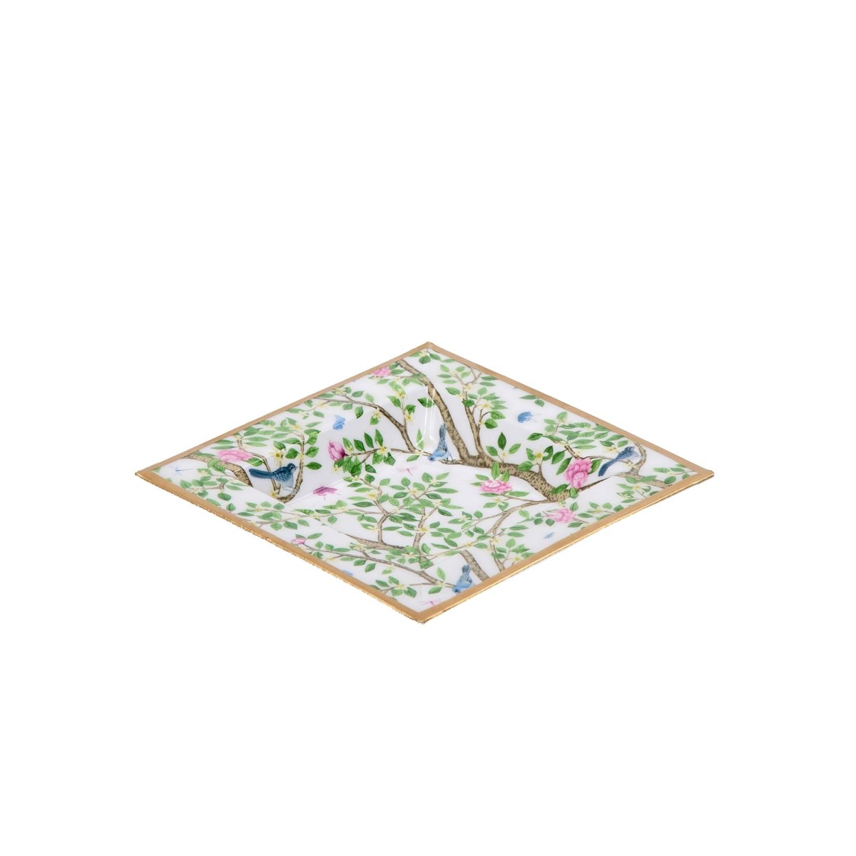 AS - IS - Elsie's Garden Enameled Tori Trinket Tray - Trinket Trays from Jaye's Studio