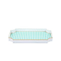 AS - IS - Gingham Enameled Jaye Tray - from Jaye's Studio