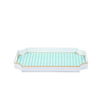 AS - IS - Gingham Enameled Jaye Tray - from Jaye's Studio