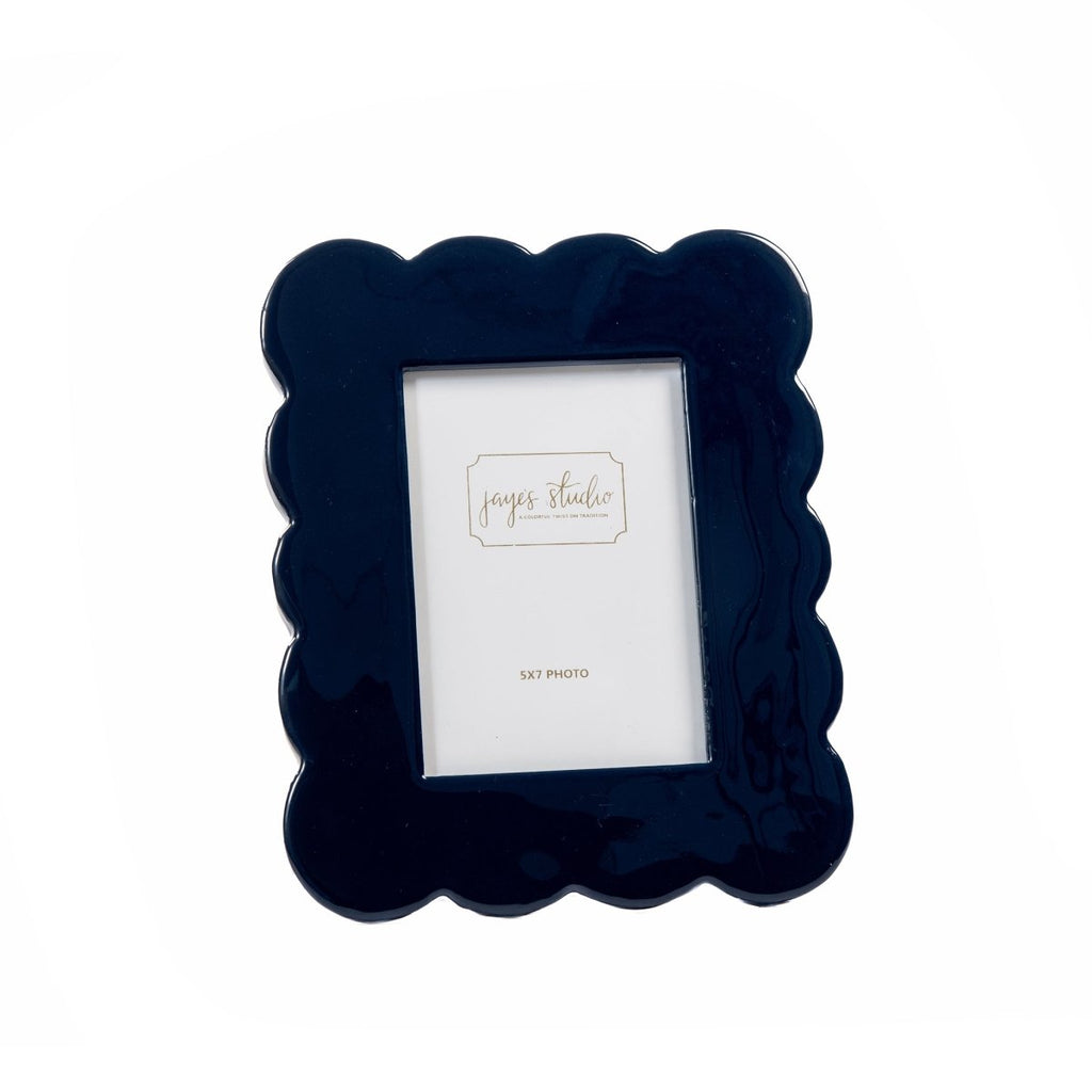 AS - IS - Gracie Scalloped Photo Frame 5x7 - Photo & Picture Frames from Jaye's Studio