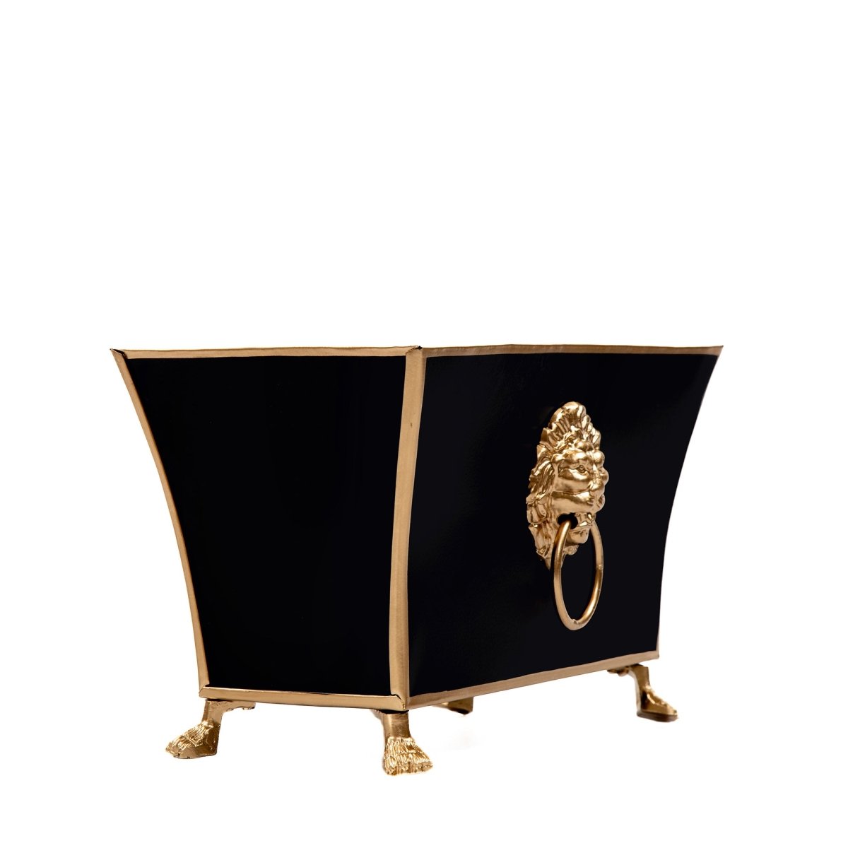 AS - IS - Regency Fluted Rectangle Paws & Claws Cachepot - Cachepots from Jaye's Studio