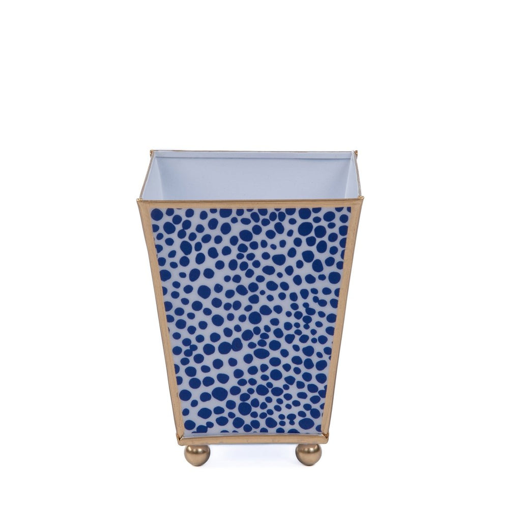 AS - IS - Shagreen Enameled Square Cachepot Planter 4 - from Jaye's Studio