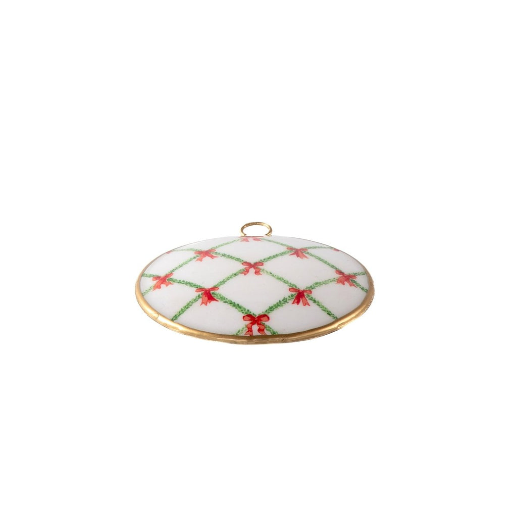 Bow Trellis Ornament (single) - Holiday Ornaments from Jaye's Studio
