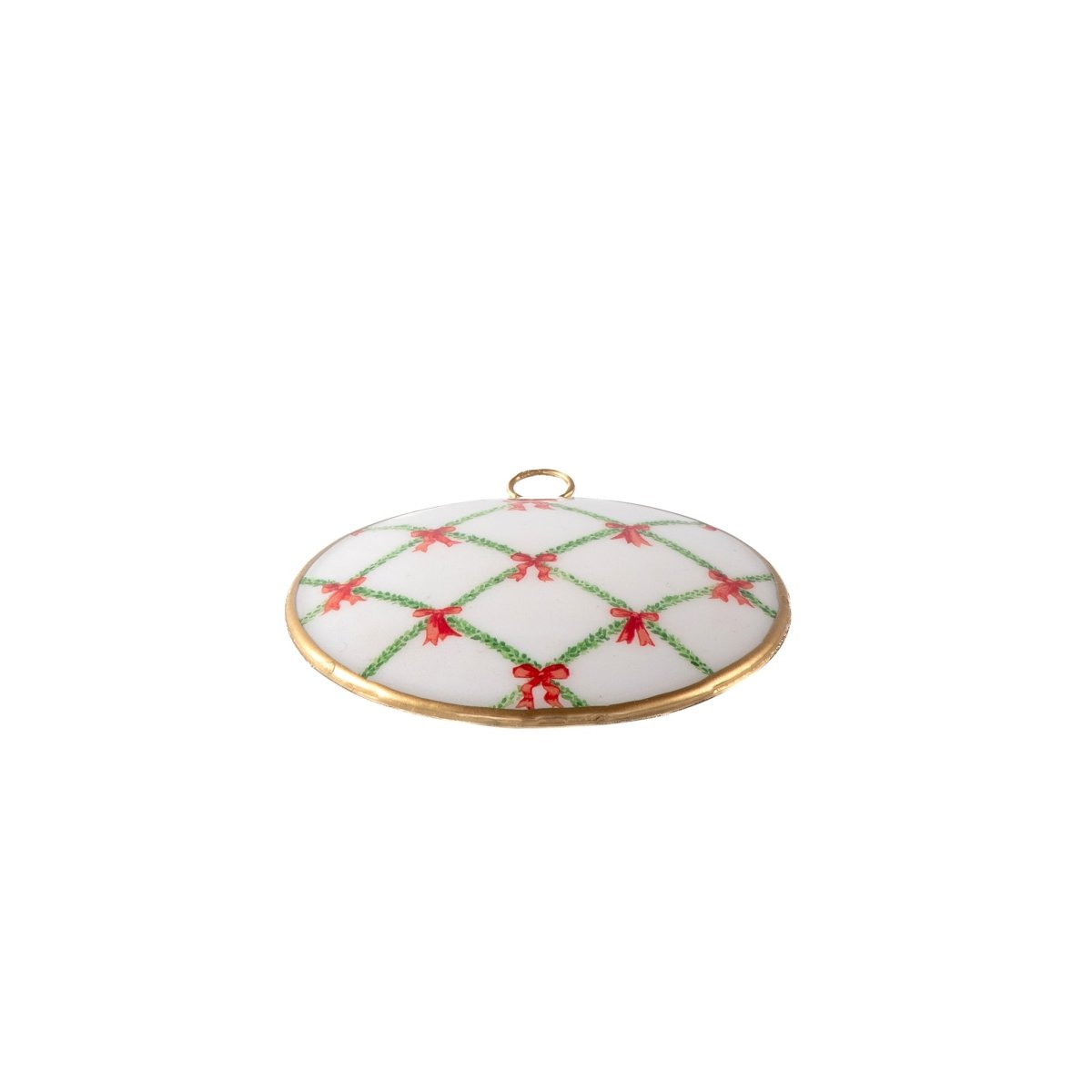 Bow Trellis Ornament (single) - Holiday Ornaments from Jaye's Studio