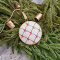 Bow Trellis Ornament (single) - Holiday Ornaments from Jaye's Studio