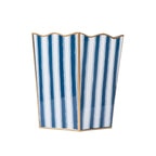 Brush Stripe Rectangular Classic Wastebasket - Avail 09/21 - Wastebaskets from Jaye's Studio