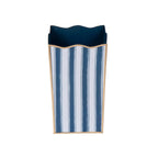 Brush Stripe Rectangular Classic Wastebasket - Avail 09/21 - Wastebaskets from Jaye's Studio