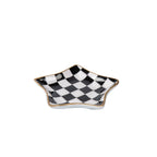 Checked Star Tray - Black - Avail 11/26 - Serving Trays from Jaye's Studio