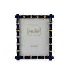 Chloe Blue Rectangular Metal Photo Frame, Picture Frame for Home, Bedroom, Home Office - Photo & Picture Frames from Jaye's Studio